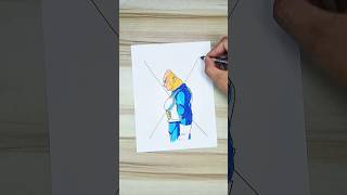 Draw Vegeta Super Saiyan God