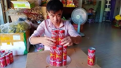 Cách Làm Tháp Nước Ngọt 7 Lon Coca Cola Nhanh Chóng | Chí Nguyện TV