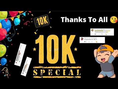 Thanks For Supporting For 10k Subscribers | Commenters Congratulations Review | 😘💫