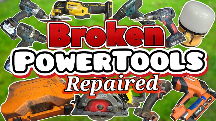 Fixing up broken Power Tools, Makita, Bosch, Paslode, Milwaukee and Dewalt. 