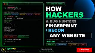 How Hackers & Bug Hunters Fingerprint / Recon Any Website Using WhatWeb screenshot 2