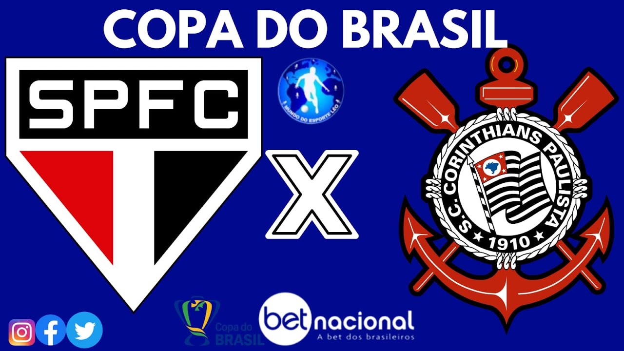 SÃO PAULO X CORINTHIANS l SEMIFINAL COPA DO BRASIL AO VIVO |16/08/2023 ...