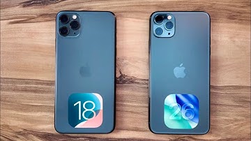 iOS 18 vs iOS 26 on iPhone 11 Pro Max