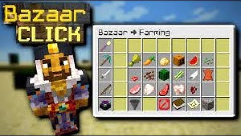 Hypixel Skyblock: Unlocking the Bazaar!