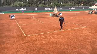 The Nick Bollettieri “Killer Forehand” return against a soft tennis serve & how to beat a pusher! screenshot 5