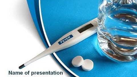 Flu Fever PowerPoint Template by PoweredTemplate.com