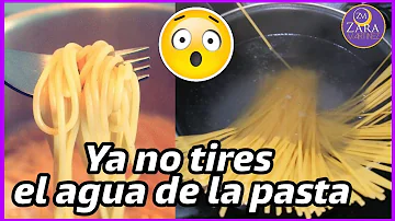 ¿Qué ocurre si pones la pasta en agua antes de que hierva?