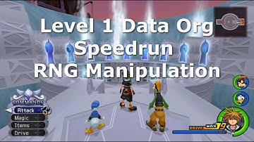 KH2FM (PC) - Lvl 1 Data Org Speedrun RNG Manipulation