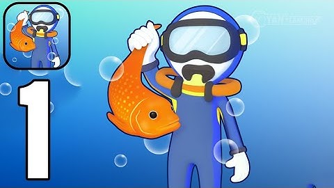 Diver Hero - Gameplay Walkthrough Part 1 Explore the depths of the sea (Android,iOS)