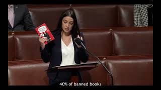 Rep. AOC speaks on Republicans banning books