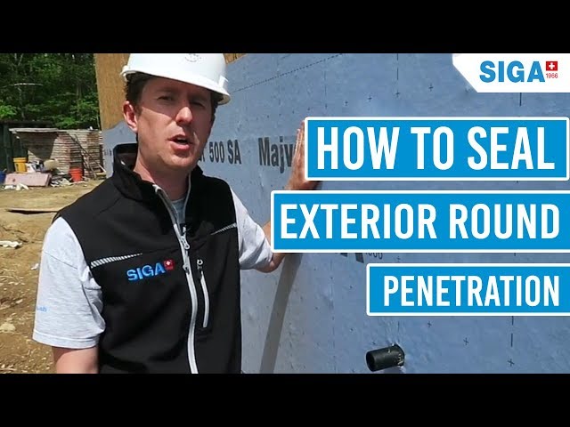 How to Seal an Exterior Round Penetration 