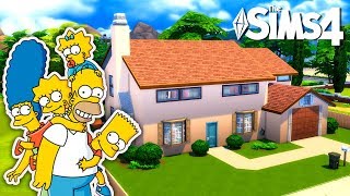 CASA DE LOS SIMPSONS | Los Sims 4 Speed Build (Juego Base)