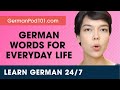 Learn German Live 24/7 🔴 German Words and Expressions for Everyday Life  ✔