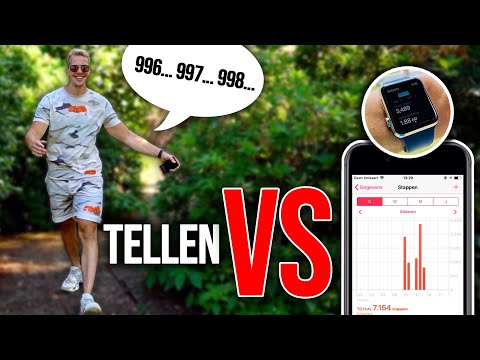 STAPPENTELLER EXPERIMENT: Zelf Tellen VS Apple Watch & Phone App + Cardio Tips!