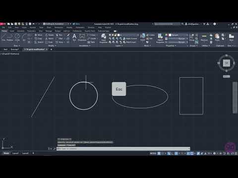 3-16 Dynamic input and quick object modification (AutoCAD 2023)