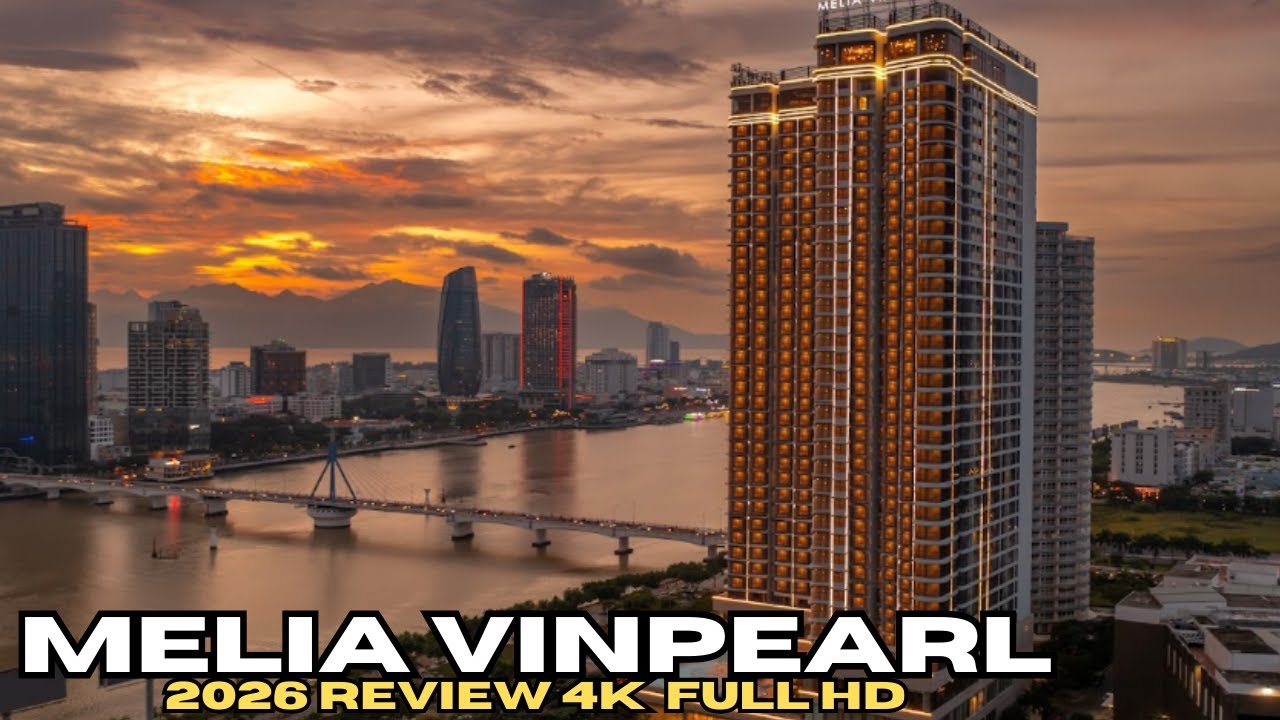 Melia Vinpearl Danang Riverfront Vietnam 🇻🇳 5 Star Hotel Review 2026 (4K Full HD)