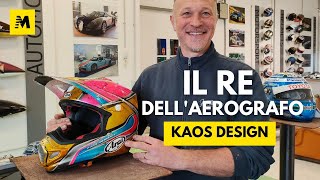 KAOS Design: quando l'aerografo trasforma il casco in ARTE!