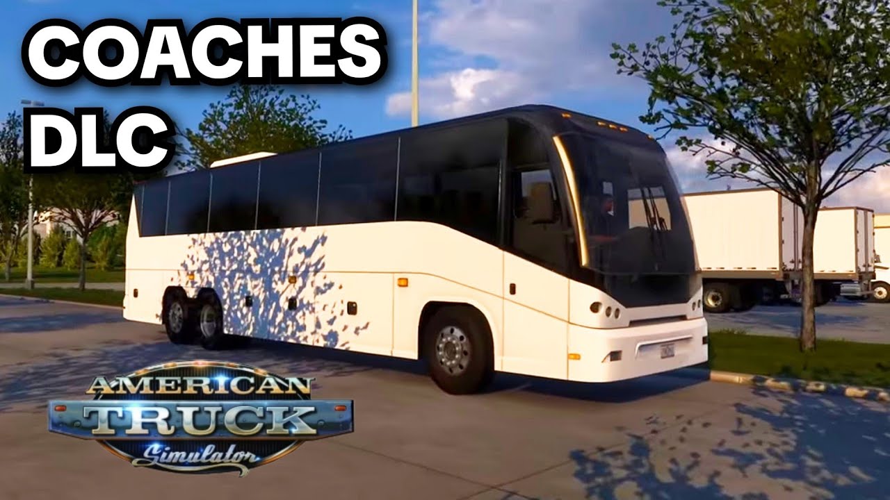 Coaches Hauling In American Truck Simulator