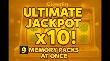 Clover Pit: ULTIMATE JACKPOT X10 & 9 Memory Packs at Once