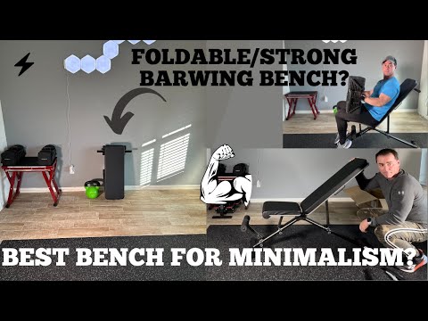 Folding Weight Bench that packs a punch! BARWING - YouTube