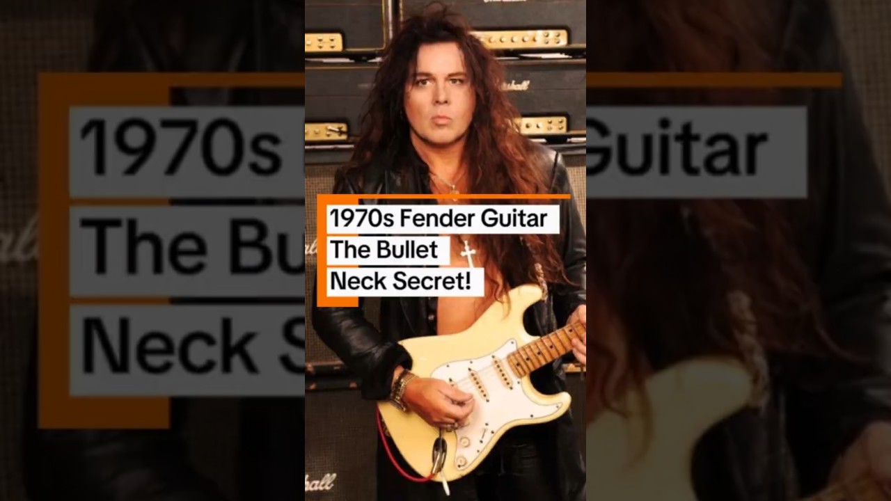 Ингви Мальмстин на гитаре Fender 🔥 | Гитара Fender 1970-х годов – Секрет грифа Bullet Neck‼️