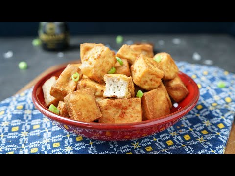 CRISPY BAKED TOFU!