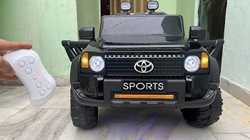 RC Toyota FJ Cruiser Car Unboxing & Testing | 4WD Remote Control Ride on Car | Shamshad Maker 🔥🔥