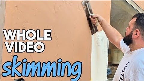 HOW TO PLASTER A WALL / THE COMPLETE PROCESS
