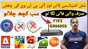 The era of dishes has become old. Play everything on your F1F2.