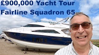 £900K Yacht Tour : 2015 Fairline Squadron 65