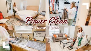 Power Clean 💪⏰ | 1 Hour 5 Rooms | Life with Britt