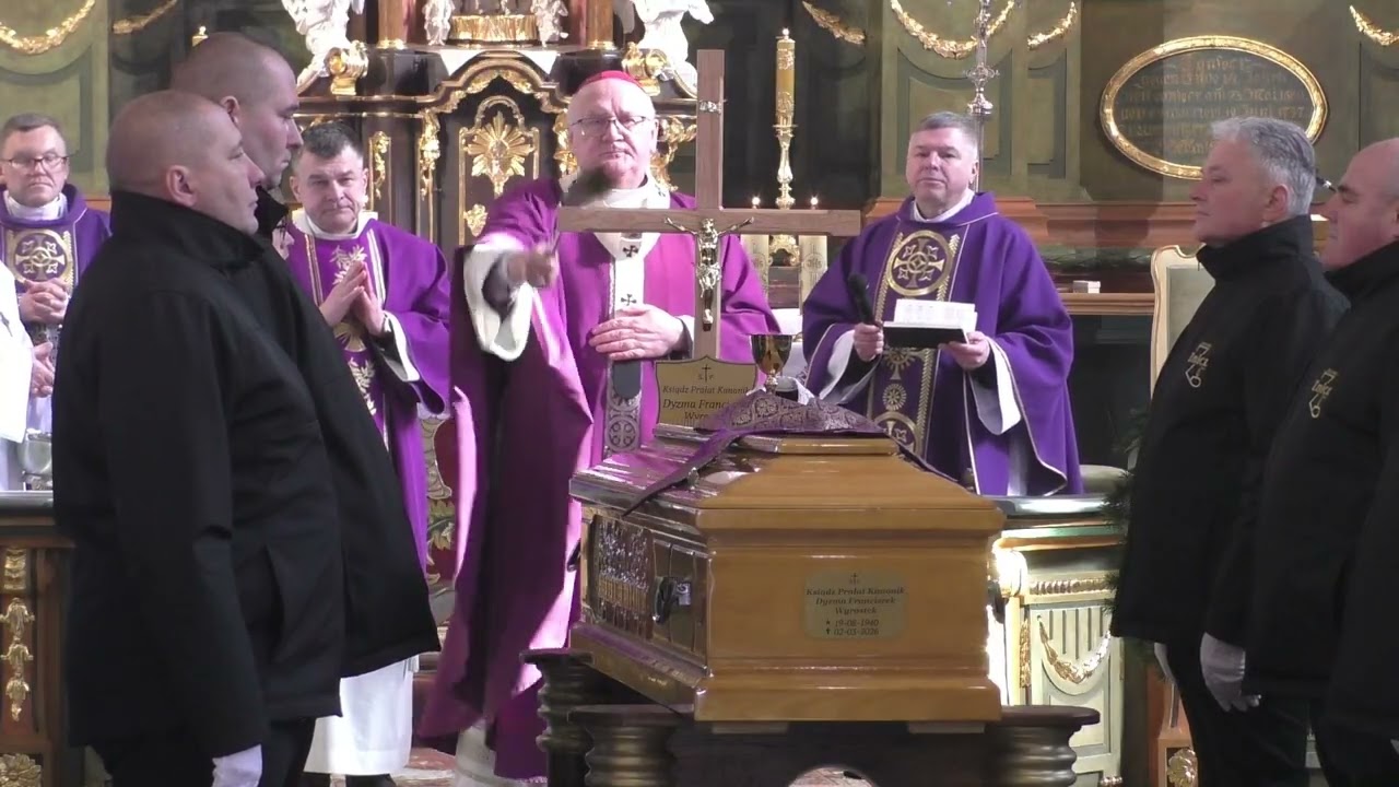 Msza św. pogrzebowa w intencji śp. ks. Dyzmy Wyrostka