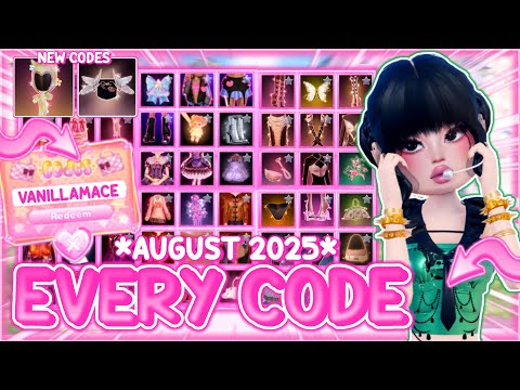NEW CODES ALL WORKING CODES IN DRESS TO IMPRESS AUGUST 2025 Roblox 