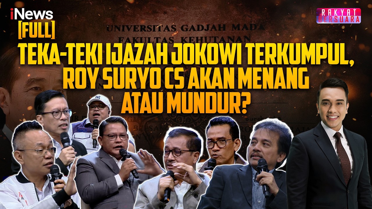 FULL Salinan Ijazah Jokowi di Tangan Roy Suryo Cs, Babak Baru Segera Terungkap? | Rakyat Bersuara