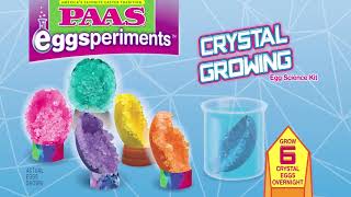 Celebrity PAAS® Eggsperiments Crystal Growing Egg Science Kit Profile
