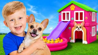 kids build dream dog house