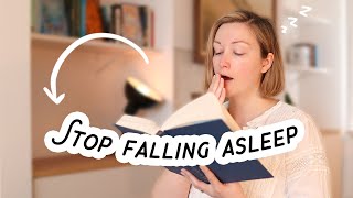 How To Not Fall Asleep While Reading