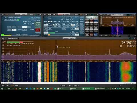 A20 41 meters international shortwave broadcast band scan April 14th 2020 at 0020 UTC