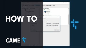 CAME BPT XTS 7 WIFI (parte 1 - opzione B): Programmazione da PC della chiamata