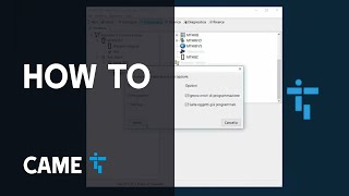 CAME BPT XTS 7 WIFI (parte 1 - opzione B): Programmazione da PC della chiamata