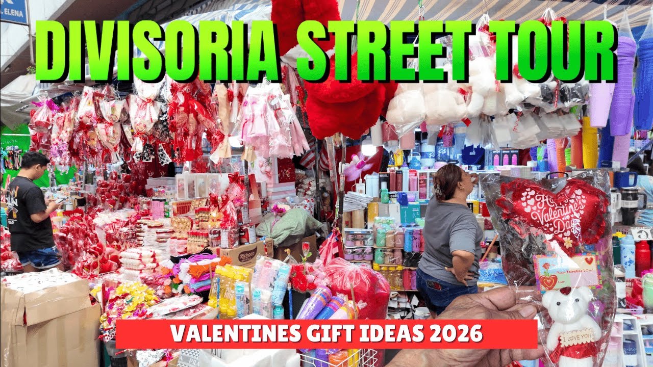 [4K] Divisoria Market Tour 2026 - Affordable Valentines Gifts Wholesale & Retail
