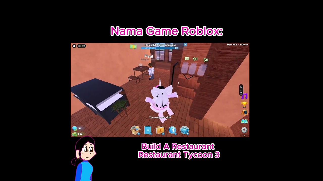 Nunggu pesanan pelanggan bikin bosan - Build A Restaurant Tycoon-3