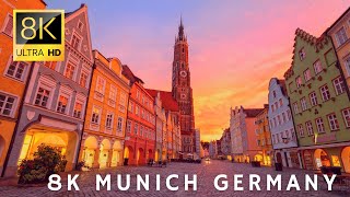 Munich, Bavaria, Germany In 8K Uhd Video