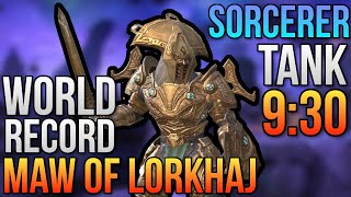 🐱🏆 Eso - Maw Of Lorkhaj World Record | Sorcerer Tank Build