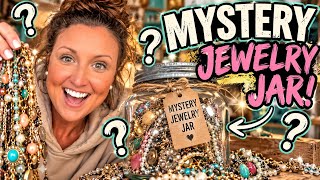 Mystery Jewelry Jar Opening from a Thrift Shop: Will We Find Some Good Items? 