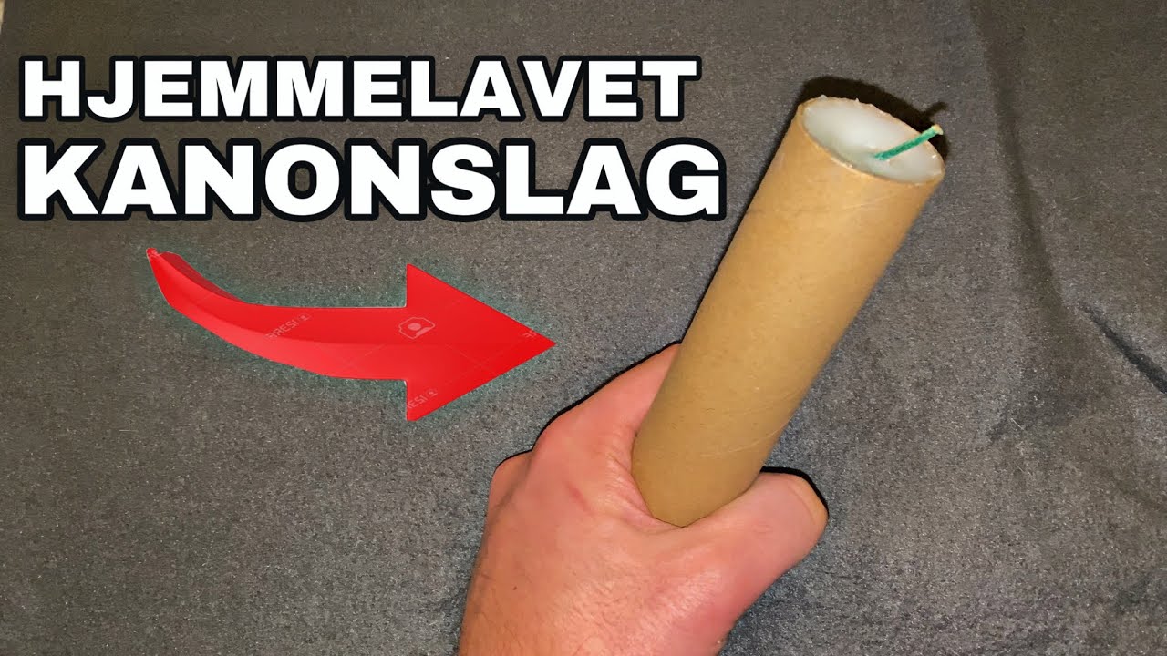 LAVER KANON-SLAG UD AF KØKKENRULLE// VILDESTE NOGENSINDE!