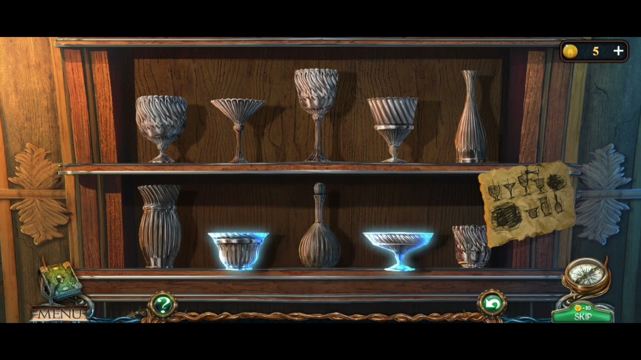 FIVE BN GAMES LOST LANDS 1: DARK OVERLORD GAMES (cups) WALKTHROUGH