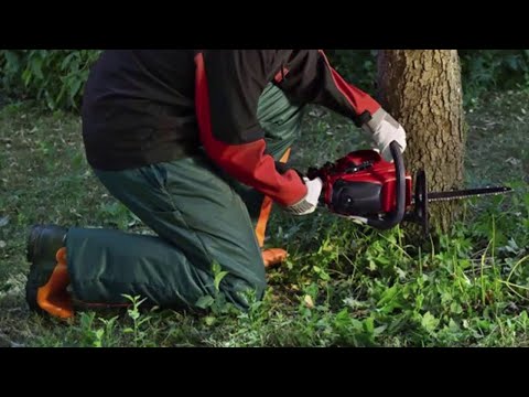 Скидка 20% на бензопилу пильная цепь с малой отдачей обеспечивает комфорт пиления Einhell GC-PC 1235