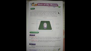 Computer std 3rd based on cce pattern lesson no 4 Uses of the mouse (Exercise video)