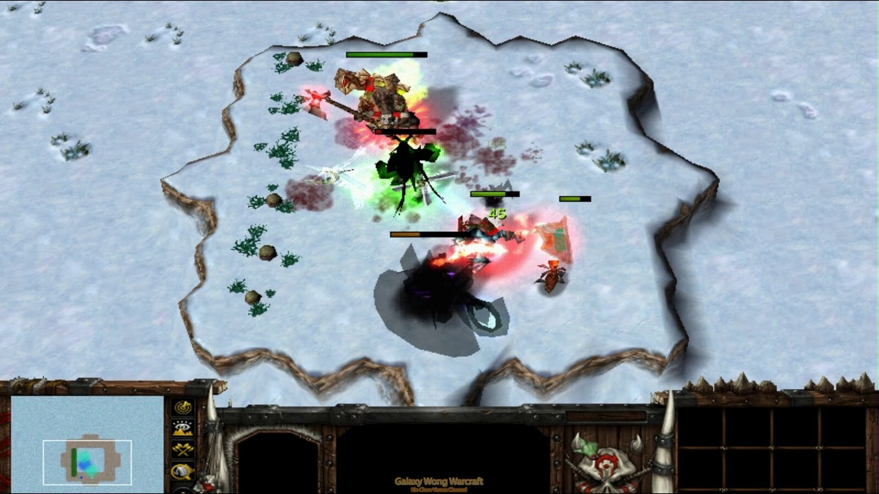 (Comment Request) (Final Match) 4 Night Elf Heroes vs 4 Orc Heroes (Lv10 With Skills) 1080p